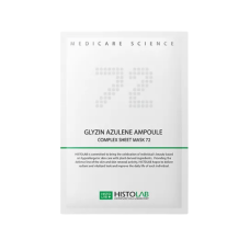  GLYZIN AZULENE AMPOULE COMPLEX SHEET MASK 72 / Для проблемної шкіри - фото